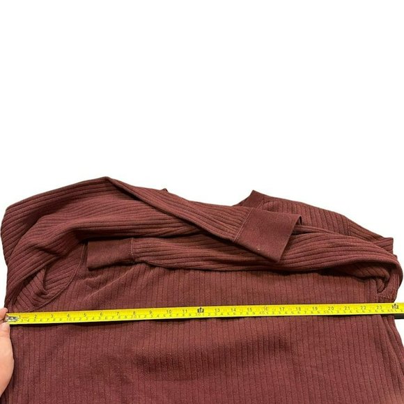 Abercrombie & Fitch‎ Muscle Maroon Red V-Neck Pullover Sweater Mens L - Picture 4 of 5
